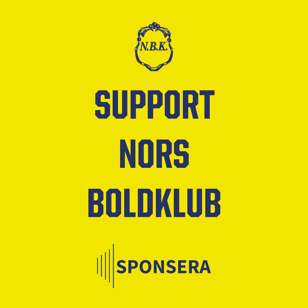 Support Nors Boldklub Sorte bambus sokker - 6 par